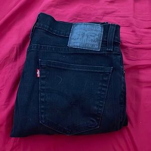 Black Levi 505 jeans W32 x L30